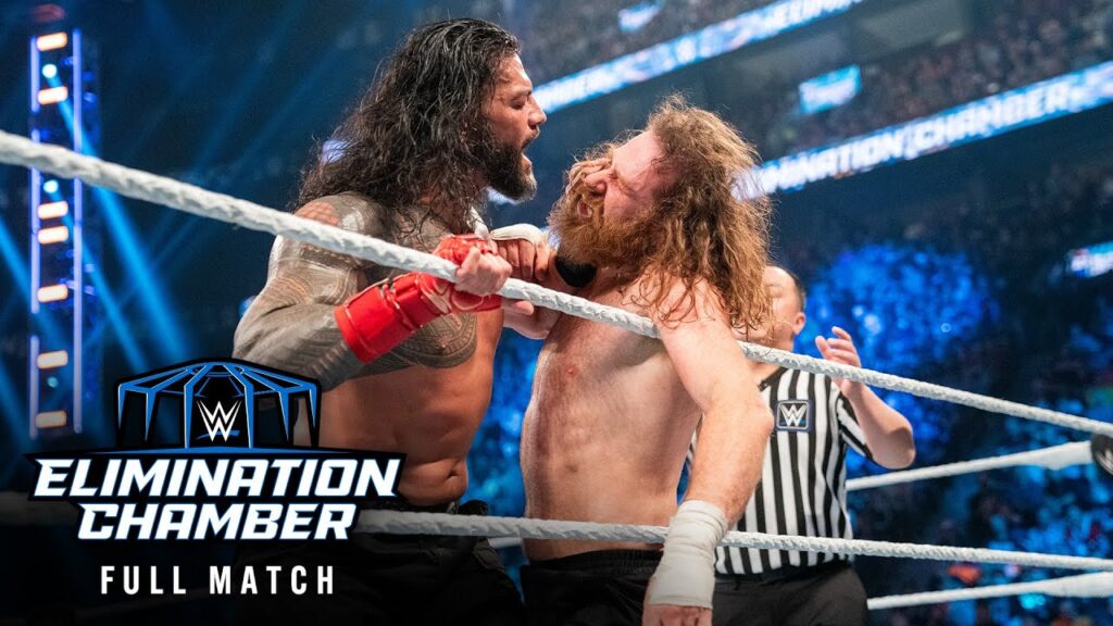 Roman Reigns vs. Sami Zayn – WWE Elimination Chamber 2023 – Undisputed WWE Universal Championship Match