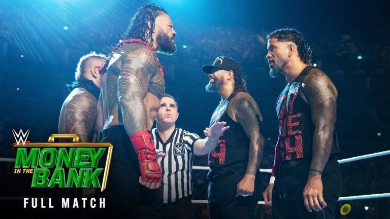 WWE Money in the Bank 2023 – Roman Reigns & Solo Sikoa vs. The Usos: Bloodline Civil War